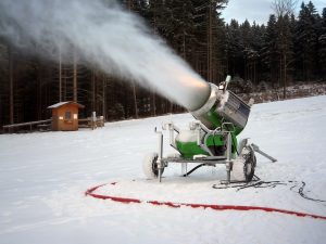 Energy and Water Hungry Snow Cannon